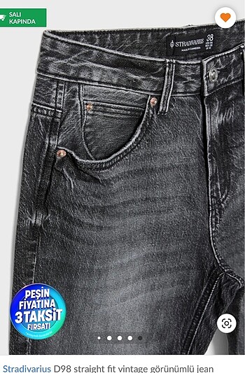 38 Beden Stradivarius D98 jean