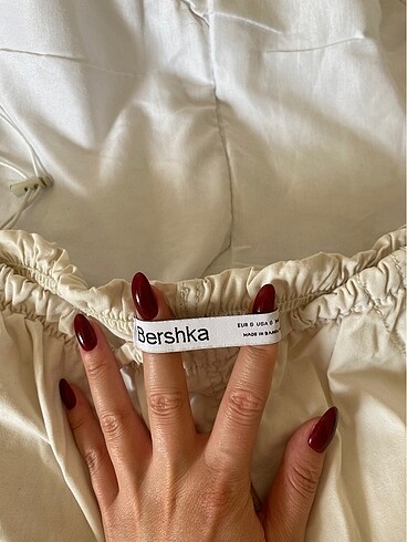 s Beden camel Renk BERSHKA KARGO PANTOLON