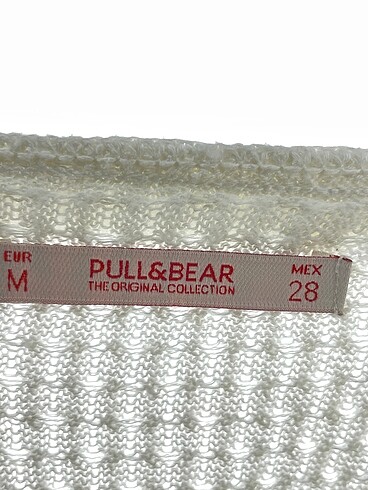 m Beden beyaz Renk Pull and Bear Bluz %70 İndirimli.