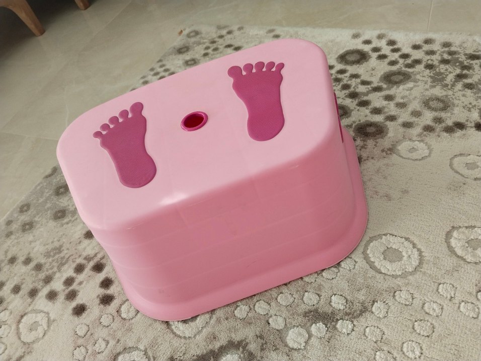 pembe çocuk basamağı - Görsel 4