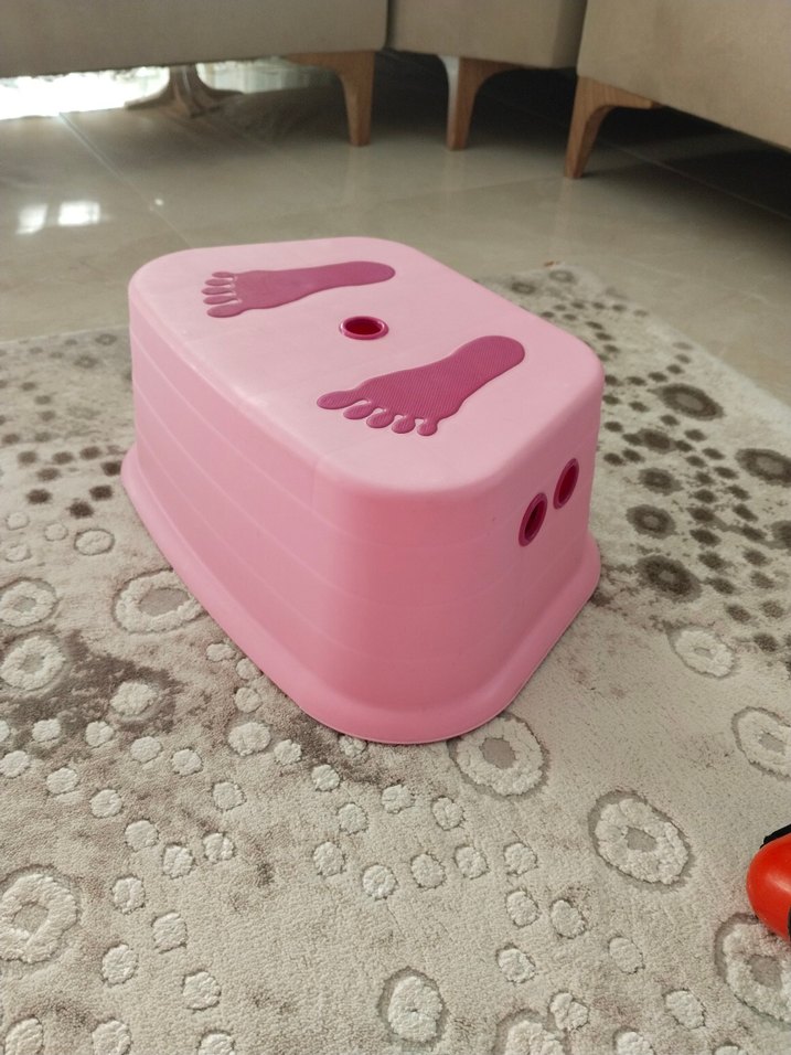 pembe çocuk basamağı - Görsel 3