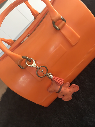 diğer Beden Turuncu imitasyon furla çanta