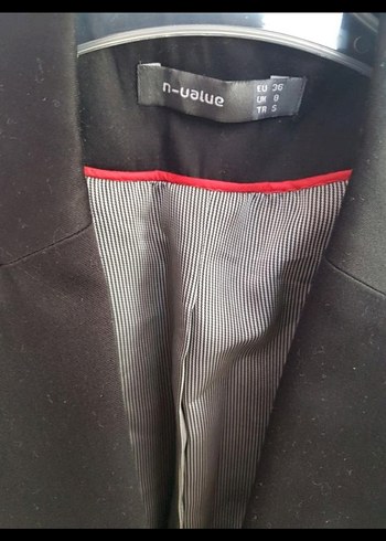 Siyah Kadın Klasik Ceket - Görsel 2