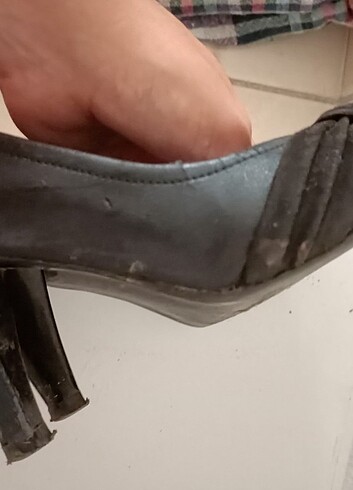 Diğer siyah topuklu ayakkabı