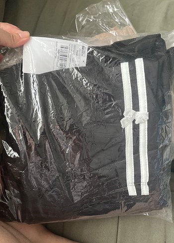 Siyah , kurdeleli eşofman takımı - Görsel 2