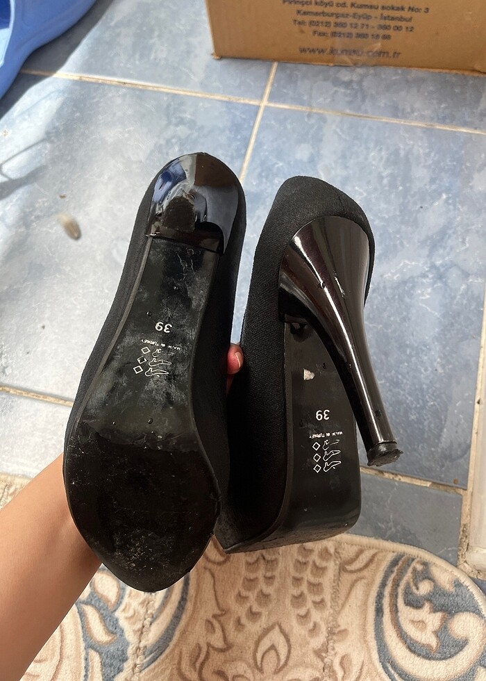 Siyah rugan ayakkabı - Görsel 3