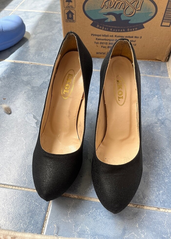 Siyah rugan ayakkabı - Görsel 4