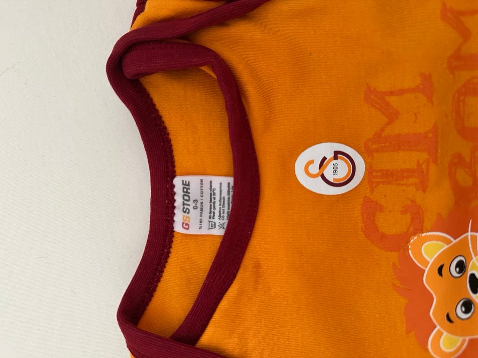 Kolsuz Aslan Baskılı Bebek Body - Görsel 3