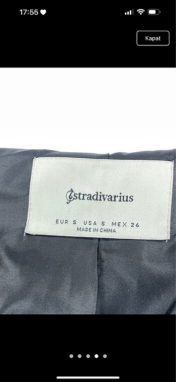s Beden siyah Renk Stradivarius kürk