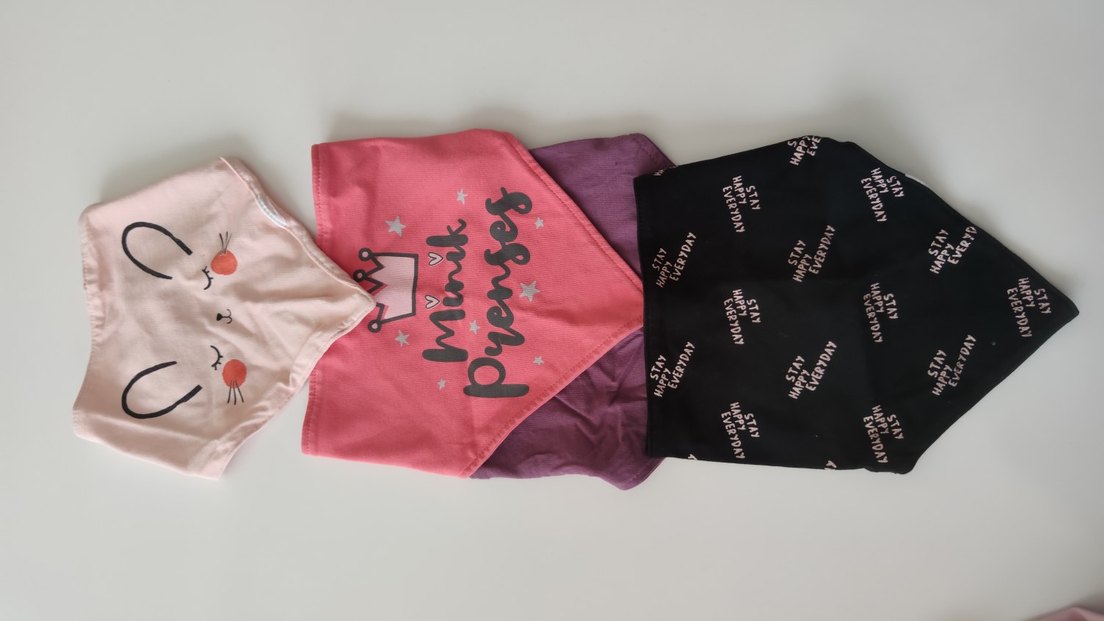 Baskılı 4'lü Bebek Önlüğü Seti - Görsel 2