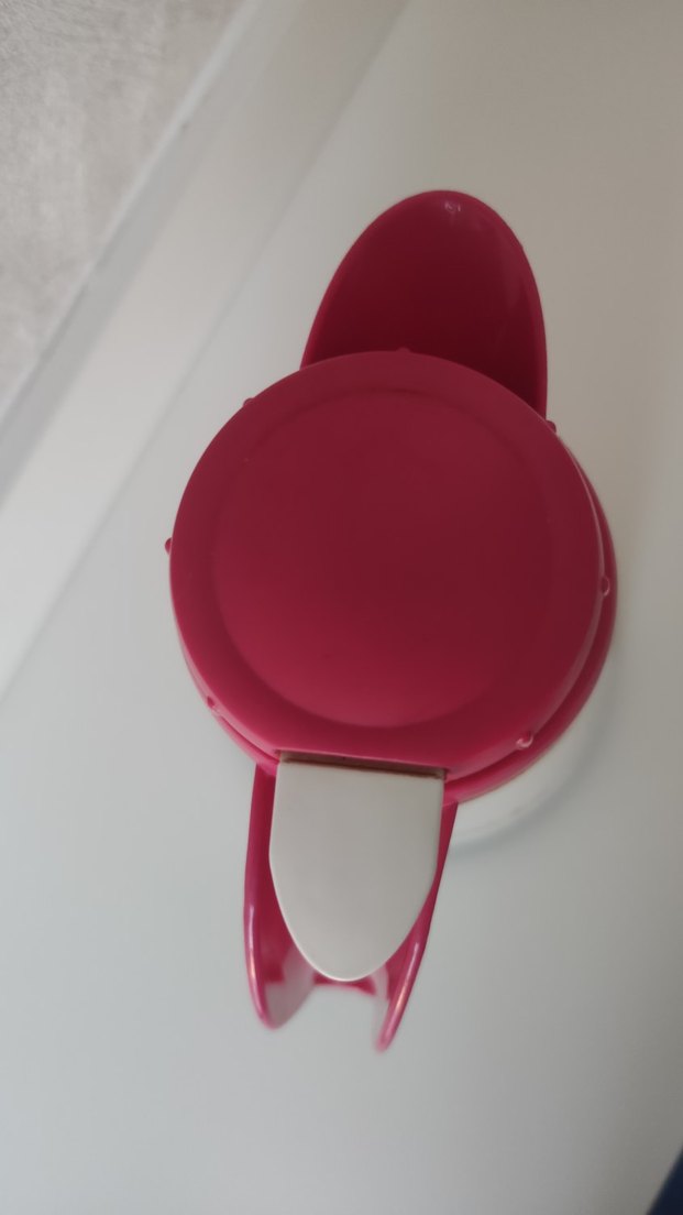 Çiçek Desenli Pembe Kapaklı Termos - Görsel 3