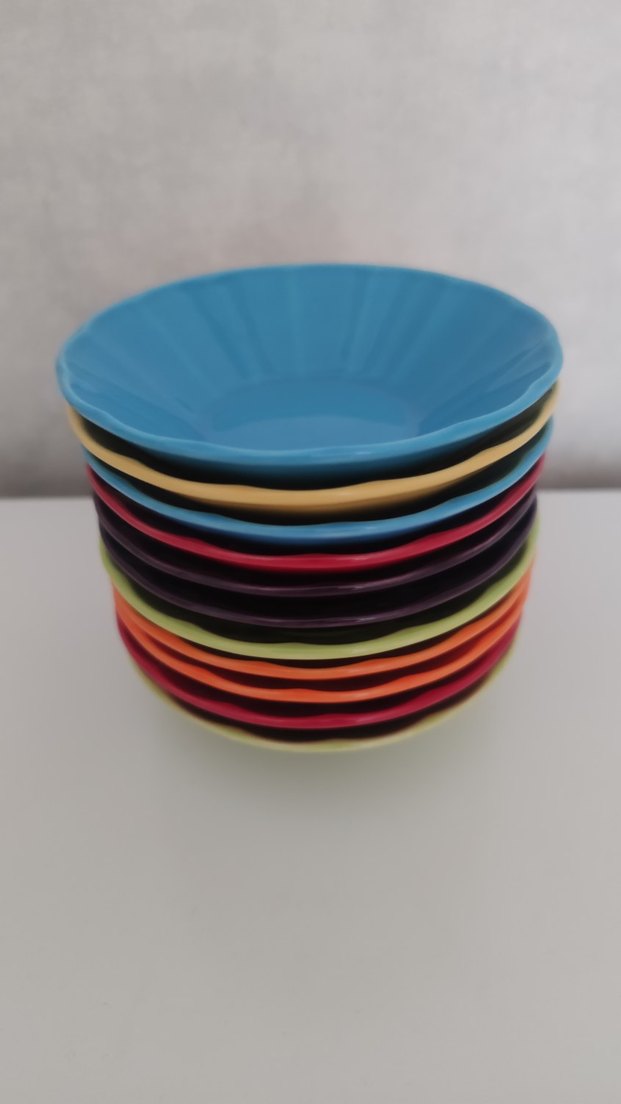 Çok Renkli Modern çay tabağı - Görsel 5