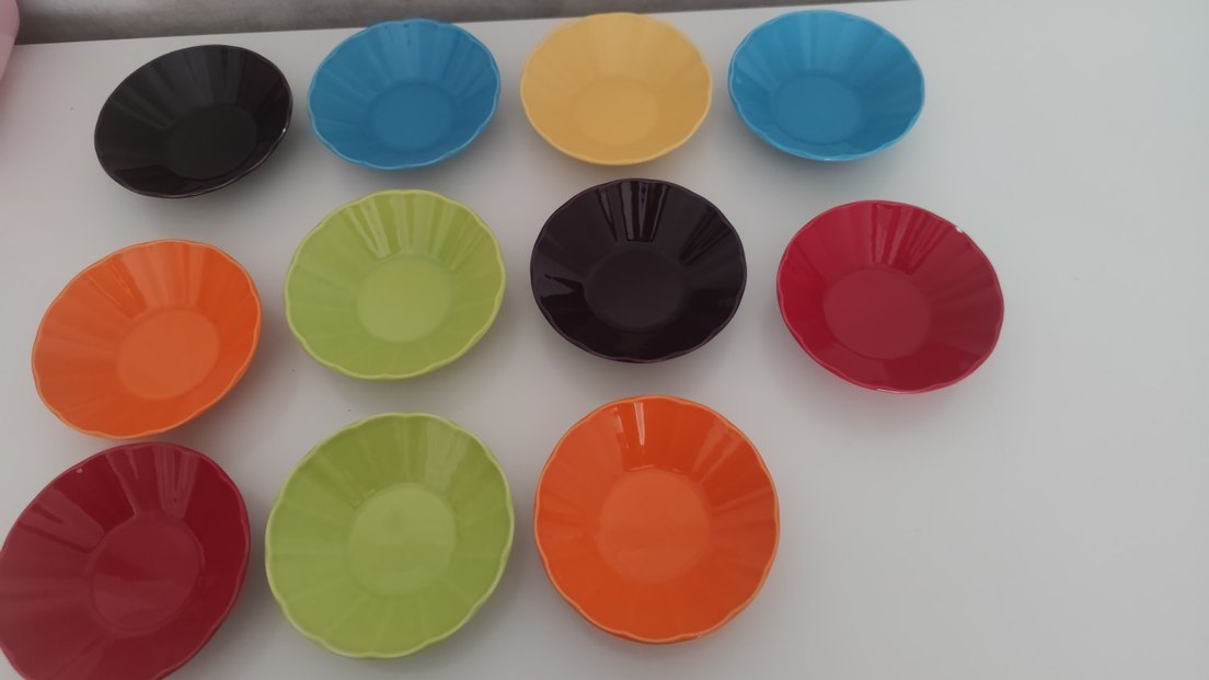 Çok Renkli Modern çay tabağı - Görsel 2