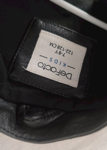 Siyah DeFacto Deri  Ceket, Yüksek Yaka, Fermuarlı - Görsel 5