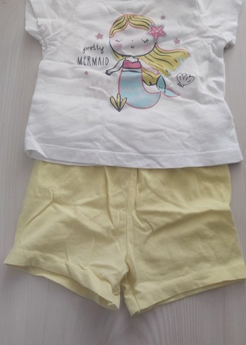 LC Waikiki Bebek Kız Kısa Kollu Deniz Kızı Takım