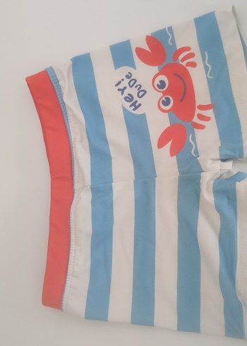 Erkek Çocuk Renkli Çizgili Deniz Şortu