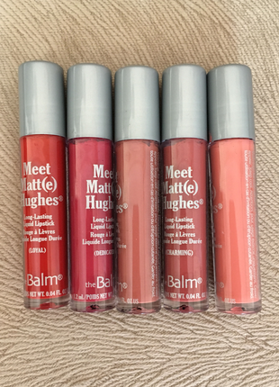 The Balm Meet Matte Hughes likit mat rujlar