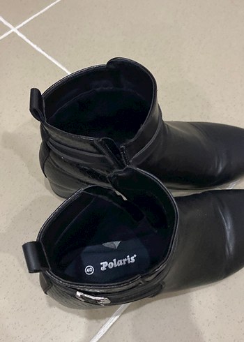 Siyah Deri kadın bot - Görsel 2