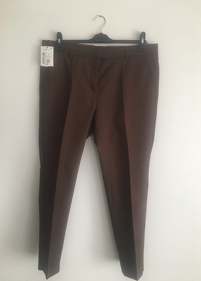 3 adet 44 beden mevsimlik cigarette kumaş pantolon tok kumaş - Görsel 4