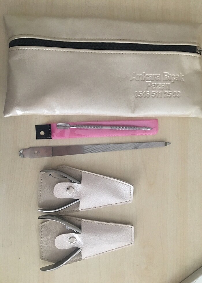 manikür seti tırnak pensi tırnak eti pensi törpü et itici - Görsel 2