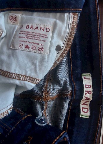 J Brand J. Brand Kadın Lacivert Bol Kesim Kot Pantolon Love Story 722