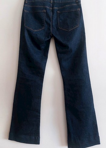 28 Beden lacivert Renk J Brand düğmeli koyu mavi kadın kot pantolon