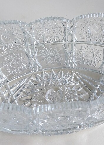 Beden Kristal şekerlik 21 cm, 11 cm, yükseklik 8 cm