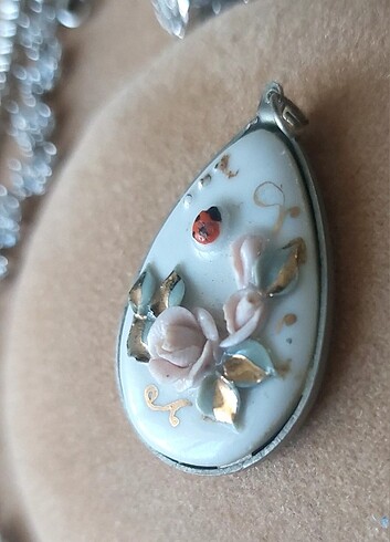 Porselen kolye ucu - Görsel 6