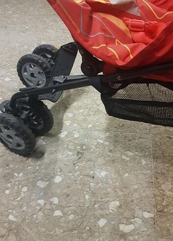 0 - 13 kg Beden kırmızı Renk Baston bebek arabası 