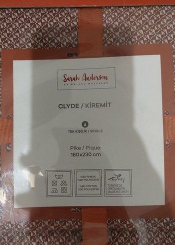 Karaca Sarah Anderson Tek Kisilik Pike - Görsel 2