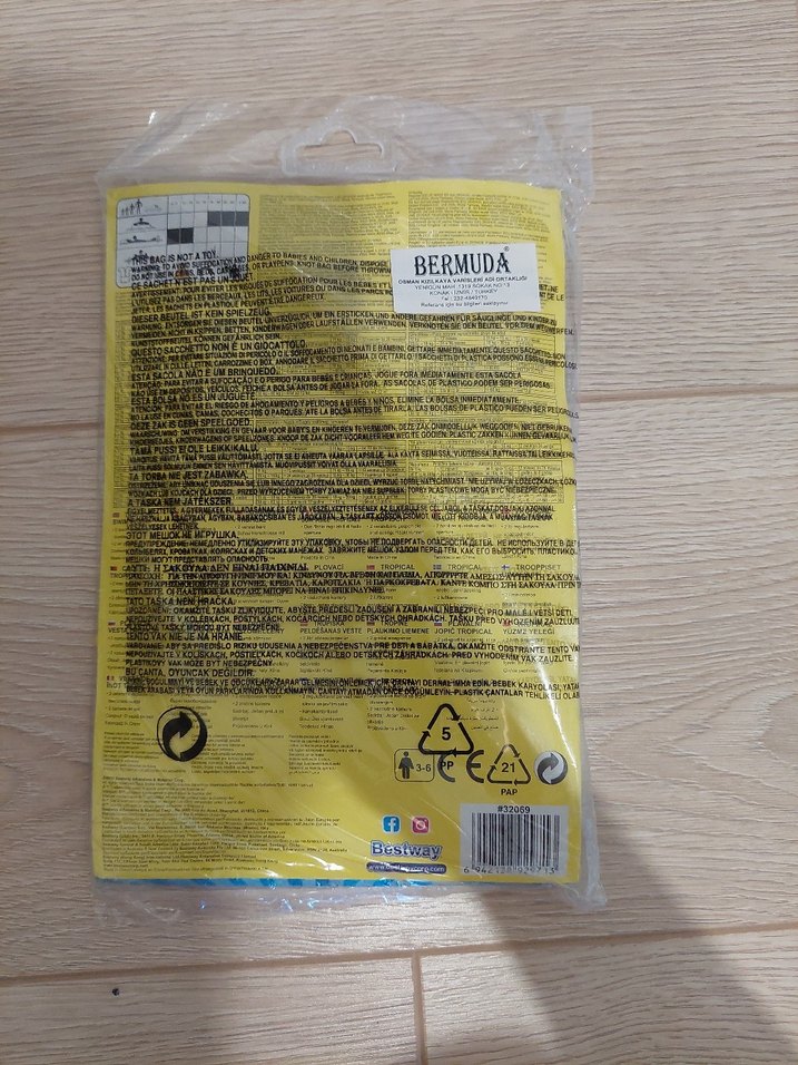 Bestway Çocuklar İçin Sarı Can Yeleği - Görsel 2