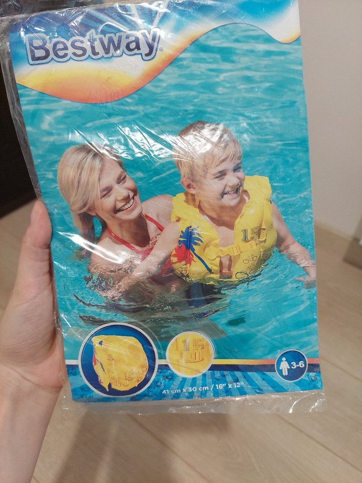 Bestway Çocuklar İçin Sarı Can Yeleği - Görsel 3