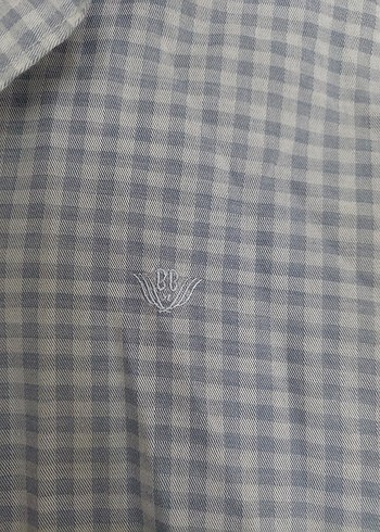 Beymen Business Slimfit Gri Mavi Erkek Gömlek - Görsel 2