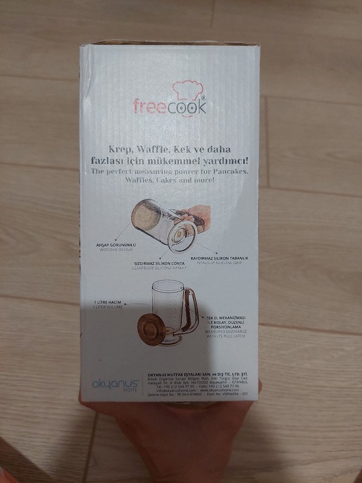 Freecook Hamur Porsiyonlayıcı 1 Litre - Görsel 2