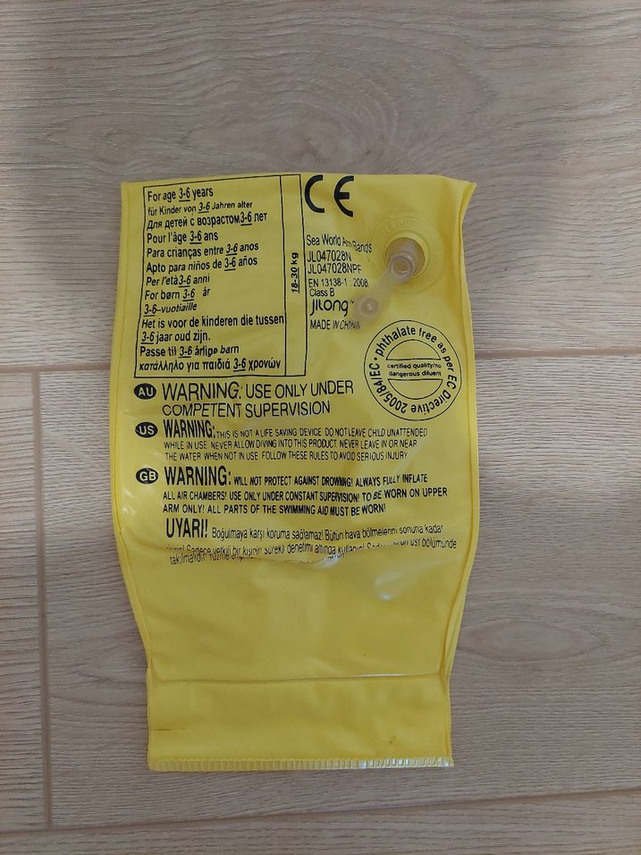 Sarı Renkli Çocuk Kollukları - Görsel 3