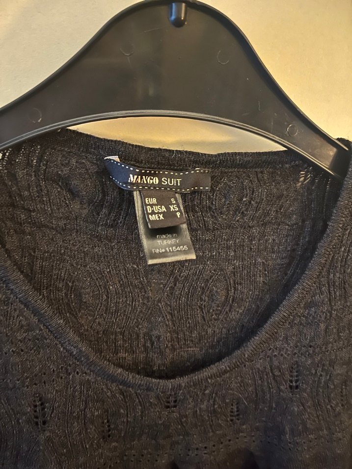 Siyah Kolsuz Midi triko Elbise - Görsel 4