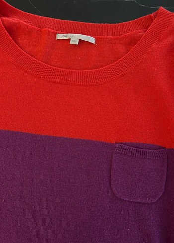 Kırmızı Mor Yün Kadın Tunik - Görsel 4