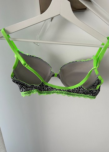 Leopar Desenli Yeşil Sütyen - Görsel 2