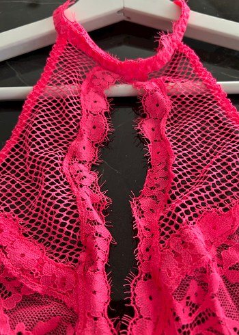 Victorias Secret Fuşya Rengi Body - Görsel 4