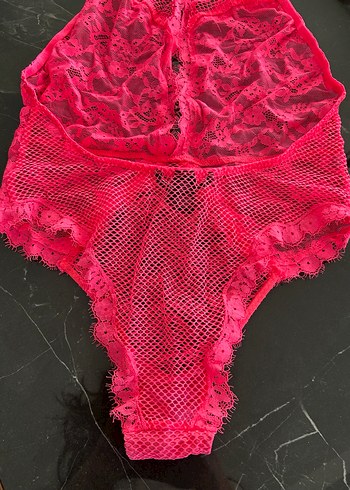 Victorias Secret Fuşya Rengi Body - Görsel 6