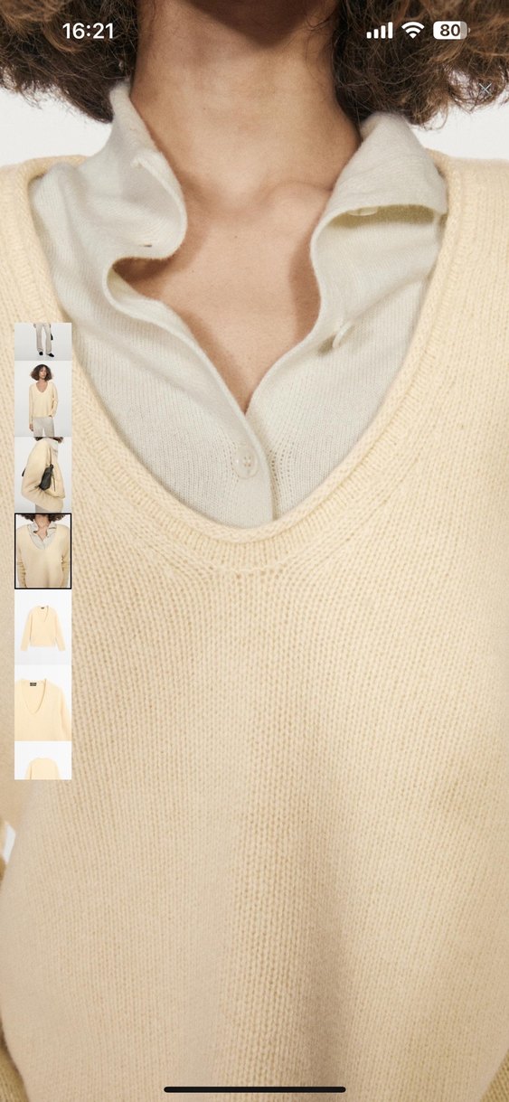 Massimo Dutti 100% yün Kazak - Görsel 3