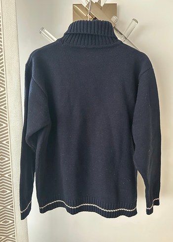 Southblue Yün Lacivert Boğazlı Kazak - Görsel 2