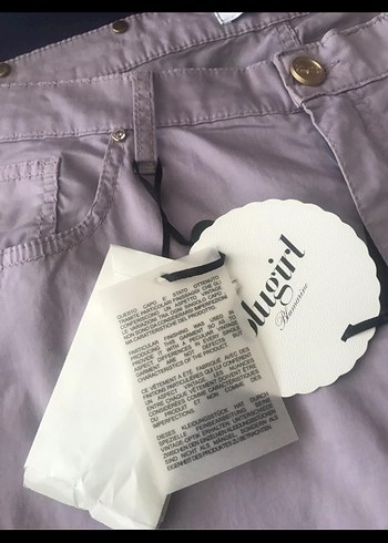 38 Beden mor Renk BLUGIRL BLUMARINE LILA PANTOLON