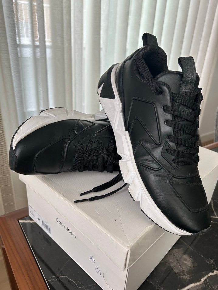 Calvin Klein Low Top Lace Sneaker - Görsel 2