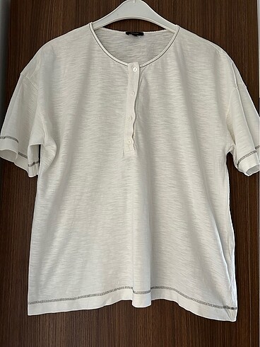 Massimo Dutti Beyaz Tişört