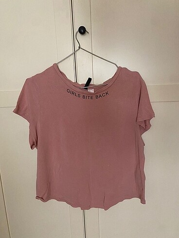 H&M pembe tişört