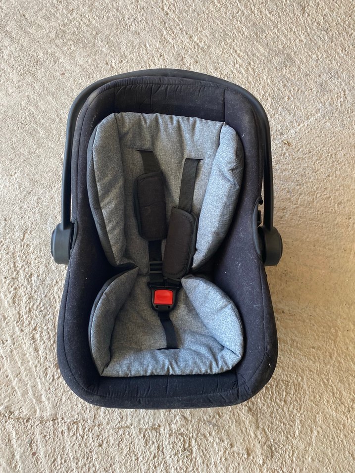 Gri Bebek Oto Koltuğu Taşıma buset - Görsel 3