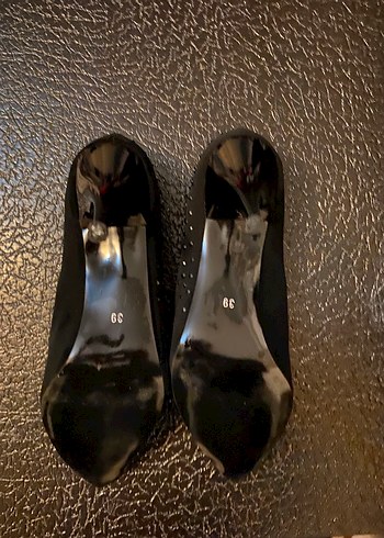 Siyah Süet Tokalı Yüksek Topuklu Stiletto - Görsel 4