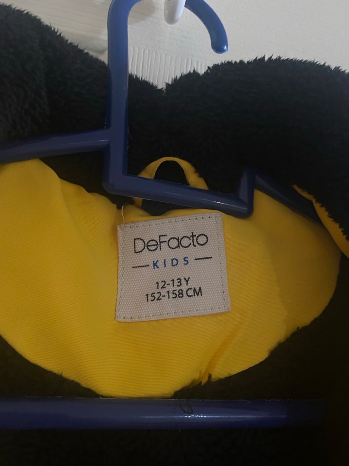 Sarı Fermuarlı Erkek Çocuk Street Wear Mont - Görsel 4