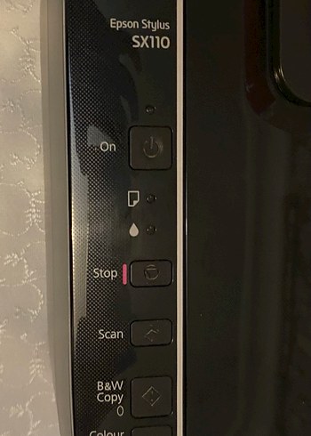 Siyah Epson Yazıcı. KARTUŞ YOKTUR !!! - Görsel 8